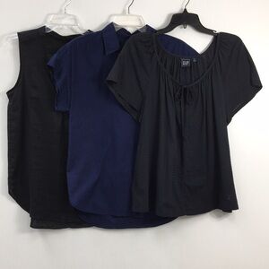 Gap Women's Summer Blouse Bundle fo 3 Size Small Tall EXCELLENT Condition